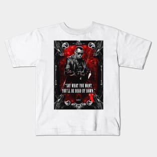 Blade Vector Quote Kids T-Shirt